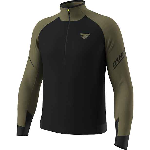 Mikina Dynafit Alpine Longsleeve 1/2 Zip military / out Barva: , Velikost: