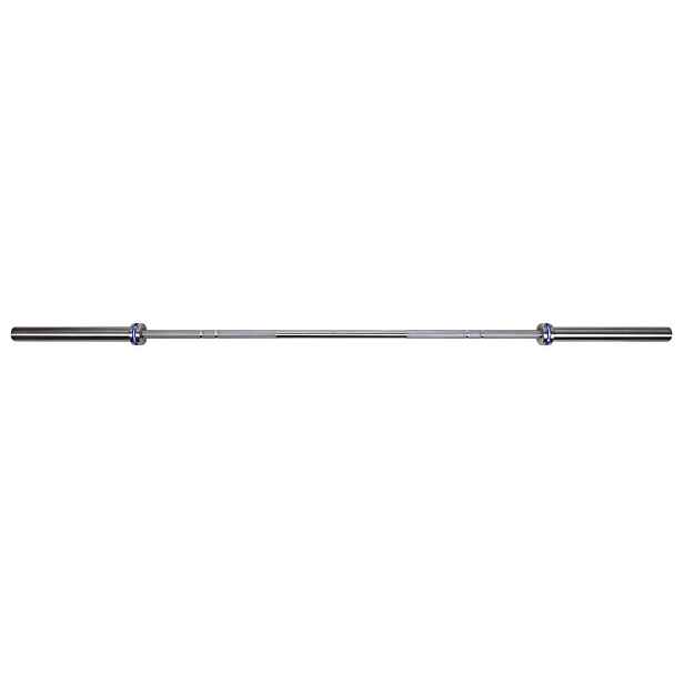 Vzpěračská tyč s ložisky inSPORTline OLYMPIC OB-86 MH6 220cm/50mm • 20kg • do 675 kg • bez objímek
