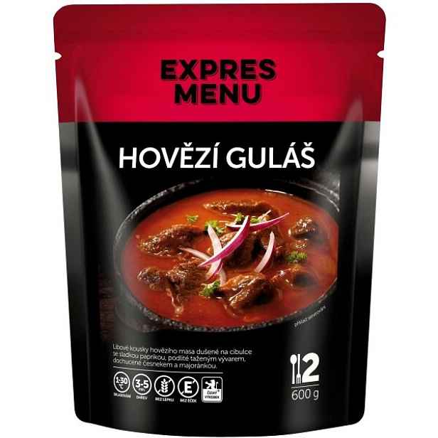 EXPRES MENU HOVĚZÍ GULÁŠ - 2 PORCE Hotové jídlo