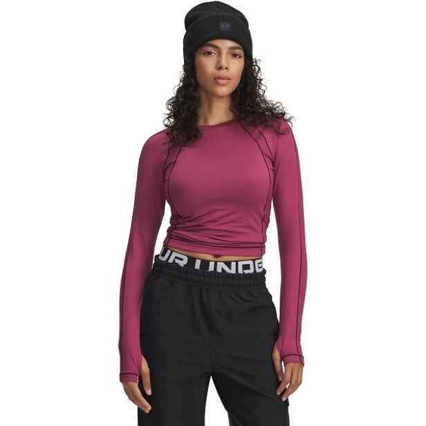 Under Armour COLDGEAR TEXTURED CREW Dámské triko s dlouhým rukávem
