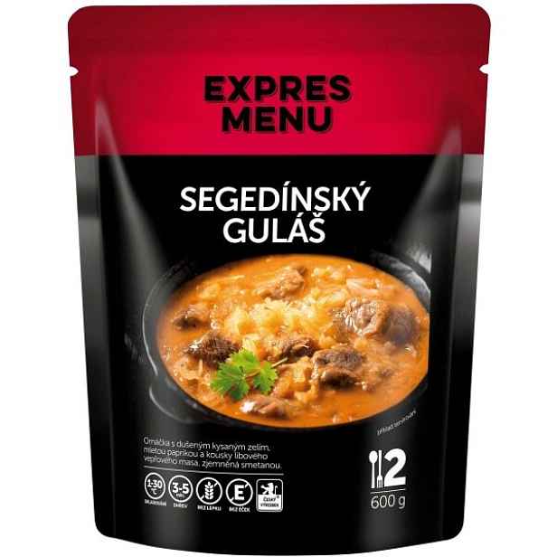 EXPRES MENU SEGEDÍNSKÝ GULÁŠ - 2 PORCE Hotové jídlo