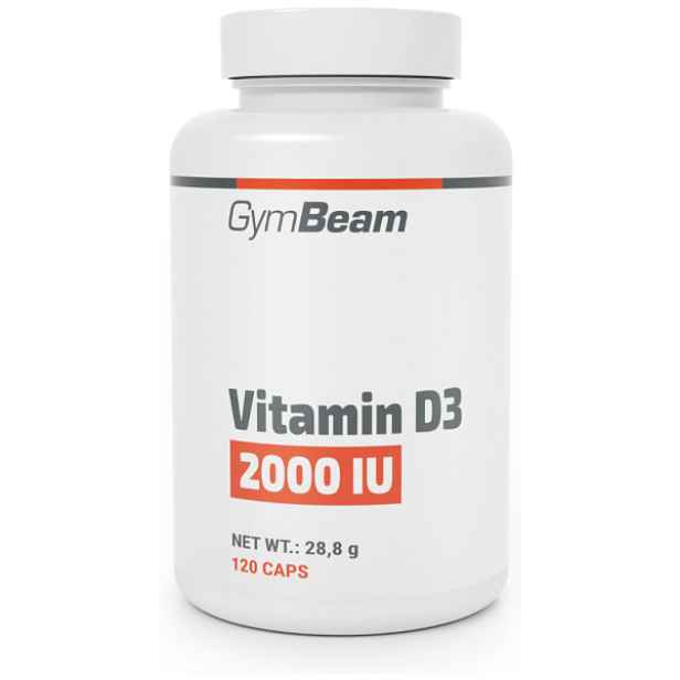 GymBeam VITAMIN D3 2000 IU - 60 CAPS Vitamín