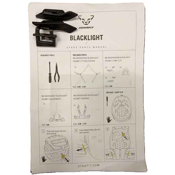 Klip na čelovku k přilbě Dynafit Blacklight Helmet Lamp Clip Barva: , Velikost: UNI