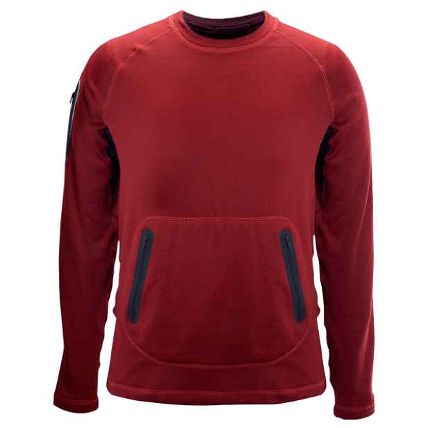 Mikina FLC Fleece Crew Sr Burg