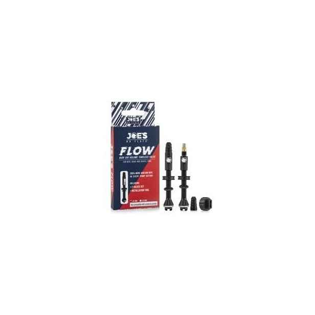 JOE'S FLOW HIGH AIR VOLUME VALVE 55MM - PAIR NEW SIZE! Cyklistické ventilky, dummy