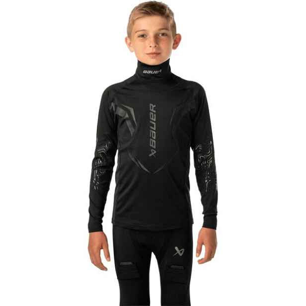 Bauer S25 BAUERBODYGUARD NECKPROTECTSHIRT-YTH Funkční triko