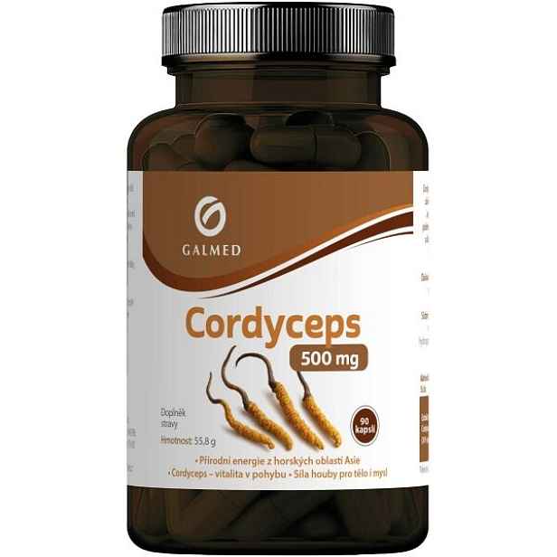 GALMED CORDYCEPS 500 MG CPS 90 Vitální houby