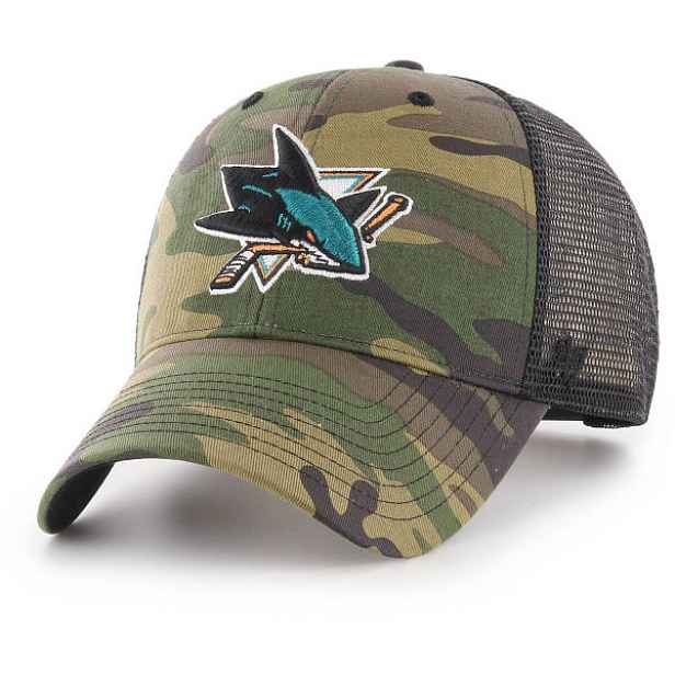NHL SAN JOSE SHARKS CAMO BRANSON MVP Kšiltovka , velikost ADULT