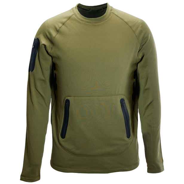 Mikina FLC Fleece Crew Sr Oliv