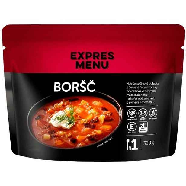 EXPRES MENU BORŠČ - 1 PORCE Hotová polévka