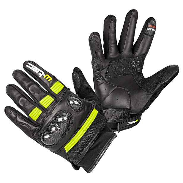 Moto rukavice W-TEC Rushin -Fluo