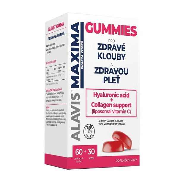 ALAVIS MAXIMA GUMMIES 60 TBL + 30 KAPSLÍ Doplněk stravy