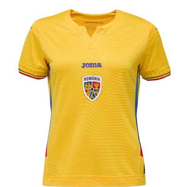 Joma FED. FUTBOL RUMANÍA 1ST WOMEN SHORT SLEEVE T-SHIRT Dámský fotbalový dres