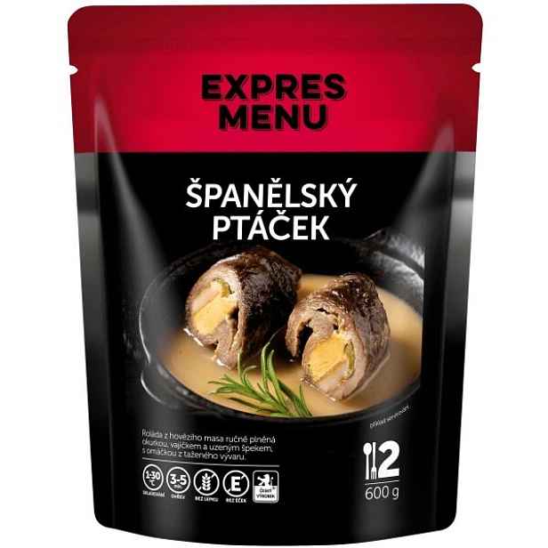 EXPRES MENU ŠPANĚLSKÝ PTÁČEK - 2 PORCE Hotové jídlo
