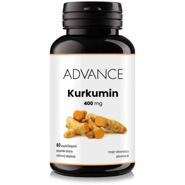 ADVANCE NUTRACEUTICS KURKUMIN 60 KAPSLÍ - 400 MG (95% KURKUMINOIDŮ) Doplněk stravy