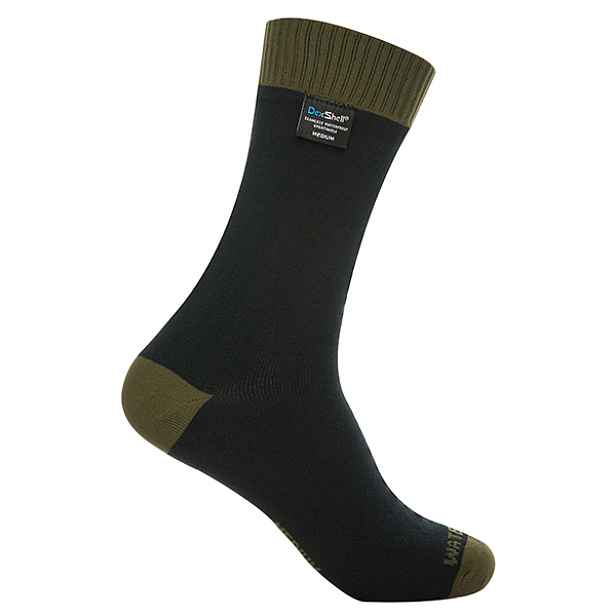 Nepromokavé ponožky DexShell Thermlite Olive ( - )
