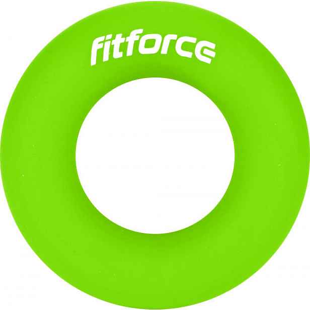 Fitforce RINGGRIP Posilovací kolečko, reflexní neon