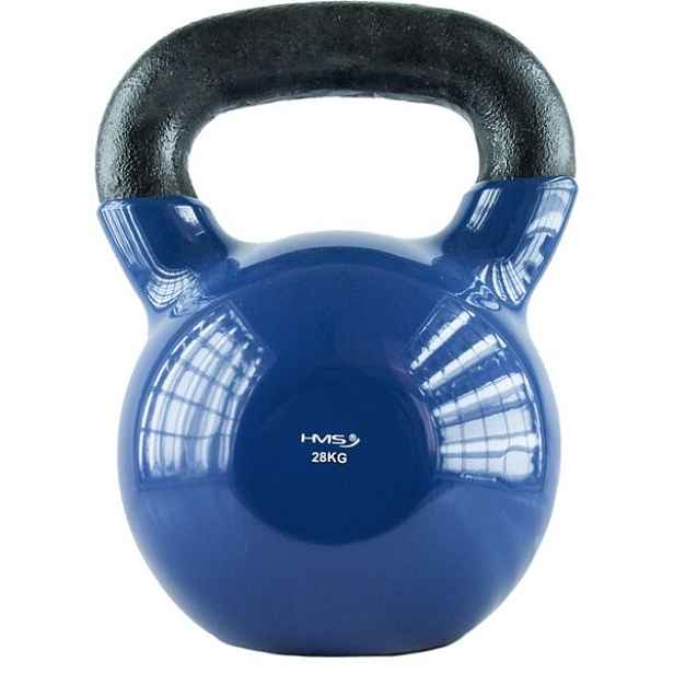 HMS 28KG KETTLEBELL Kettlebell pokrytý vinylem , KG
