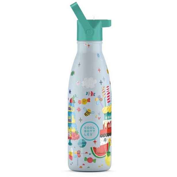 COOL BOTTLES KIDS CANDY LAND 3D 350 ML Dětská termo láhev , ML
