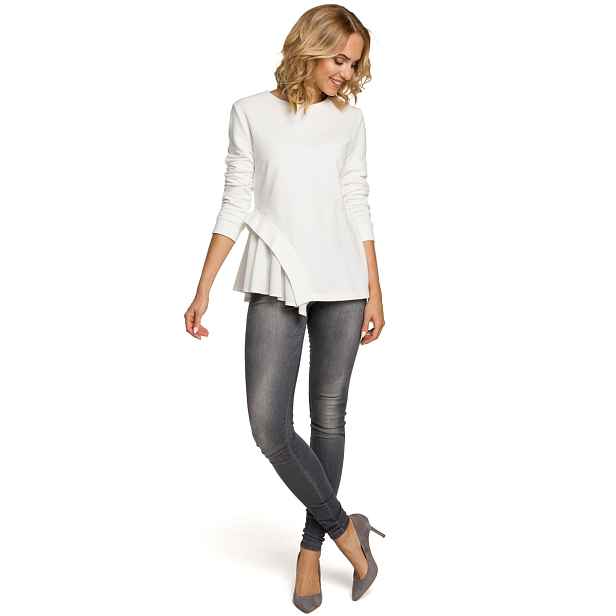 Made Of Emotion Woman's Blouse M333 Ecru