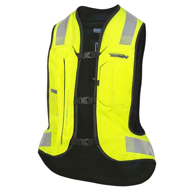 Airbagová vesta Helite e-Turtle HiVis rozšířená, elektronická HiVis