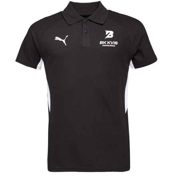 Puma TEAMEVOSTRIPE POLO - BK KVIS PARDUBICE Pánské polo triko