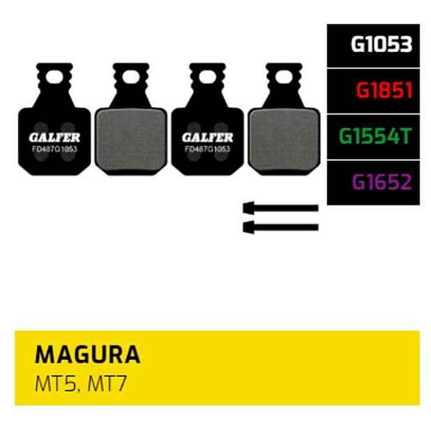 Brzdové destičky Galfer FD487 Magura Brzdové destičky: Advanced-G1851