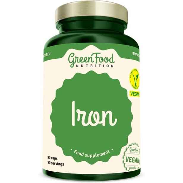 GREENFOOD IRON 90CPS Doplněk stravy