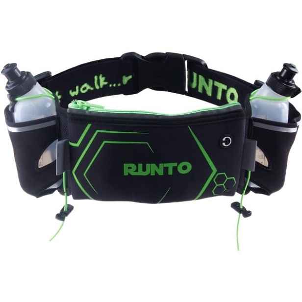 Runto DUO 2 Sportovní ledvinka se dvěma lahvičkami na vodu