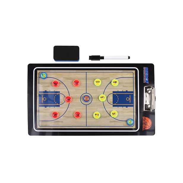 Basketbal 65 magnetická trenérská tabule, s klipem