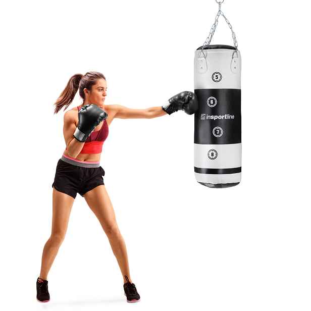 Boxovací pytel inSPORTline Robkin 35x90cm / 25kg černo