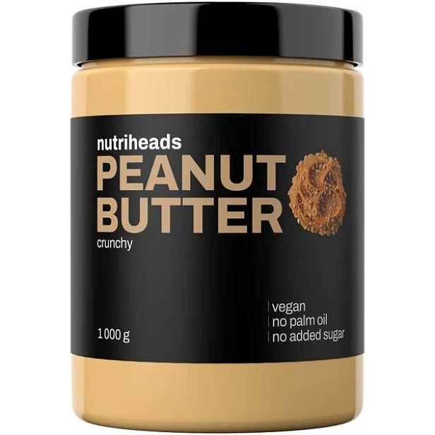 NUTRIHEADS PEANUT BUTTER CRUNCHY 1 KG Arašídové máslo , KG