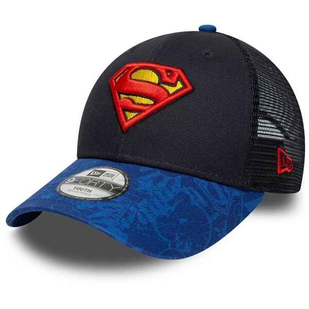 New Era SUPERMAN YOUTH TRUCKER 9FORTY Dětská kšiltovka , velikost YOUTH