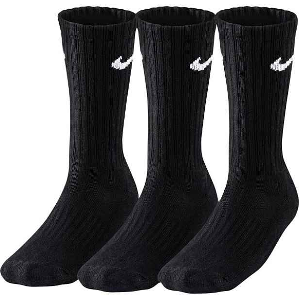 Nike 3PPK VALUE COTTON CREW Sportovní ponožky