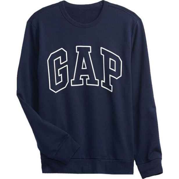 GAP CREWNECK LOGO Pánská mikina