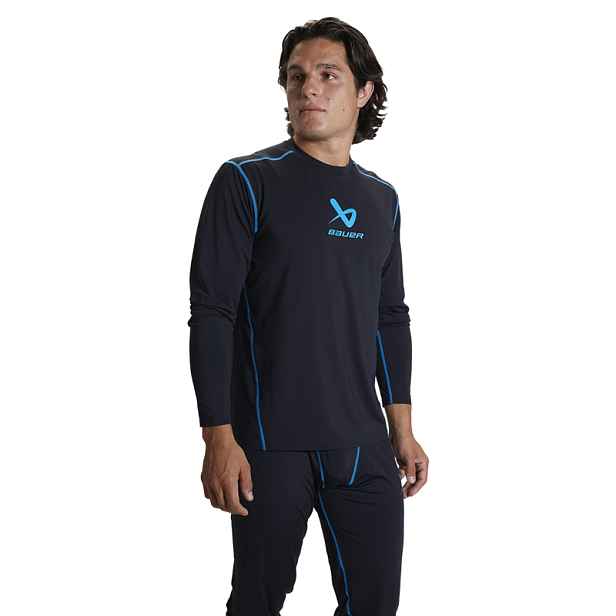 Triko Basic LS BLK Sr