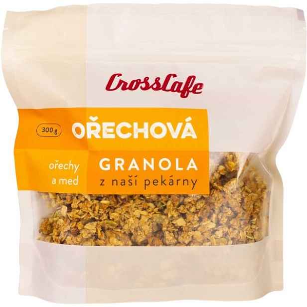 CROSSCAFE GRANOLA OŘECH 300 G Snídaňová granola