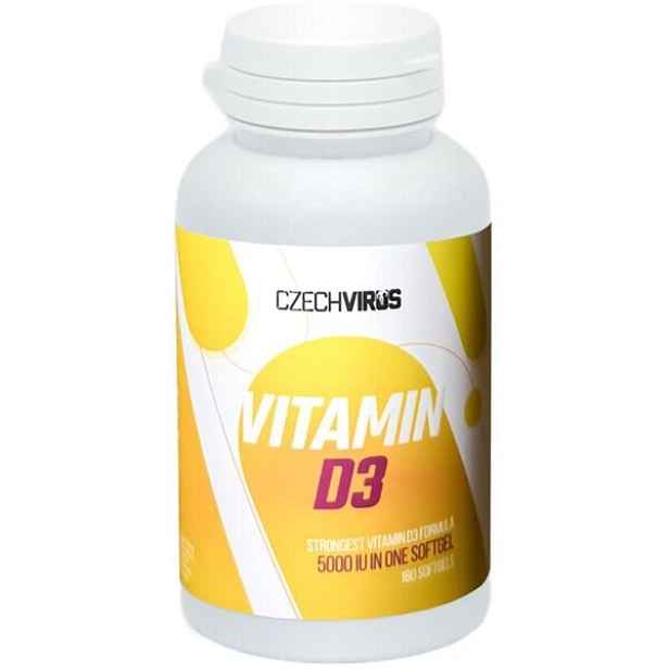 CZECH VIRUS VITAMIN D3 5000 IU 180 TBL Vitamínový doplněk