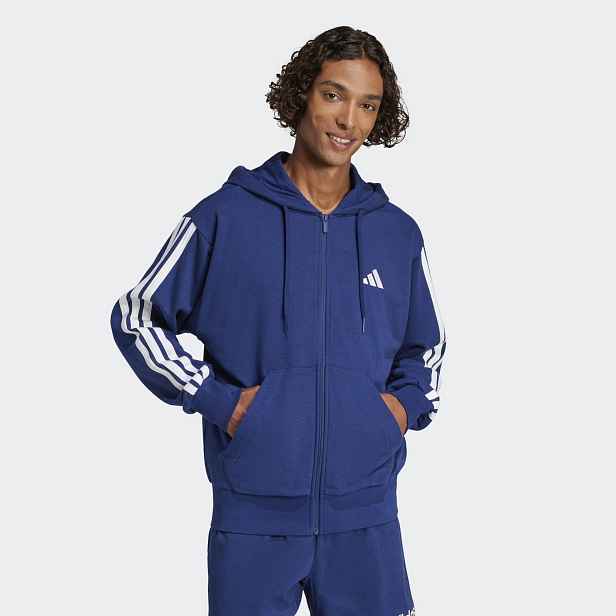 adidas Essentials Three Stripes FRENCH TERRY FULLZIP Hoodie