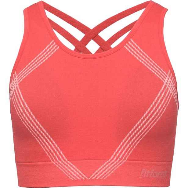 Fitforce GEMALINA Dívčí bezešvá fitness podprsenka, lososová -134