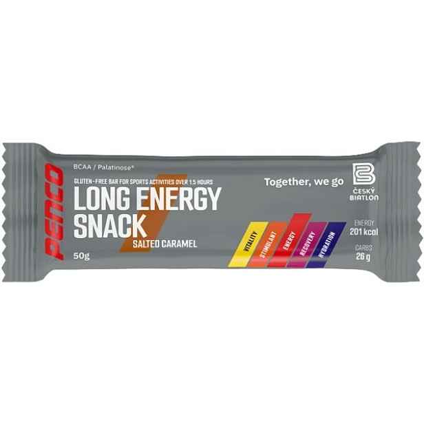 Penco LONG ENERGY SNACK 50 G SLANÝ KARAMEL Energetická tyčinka , G