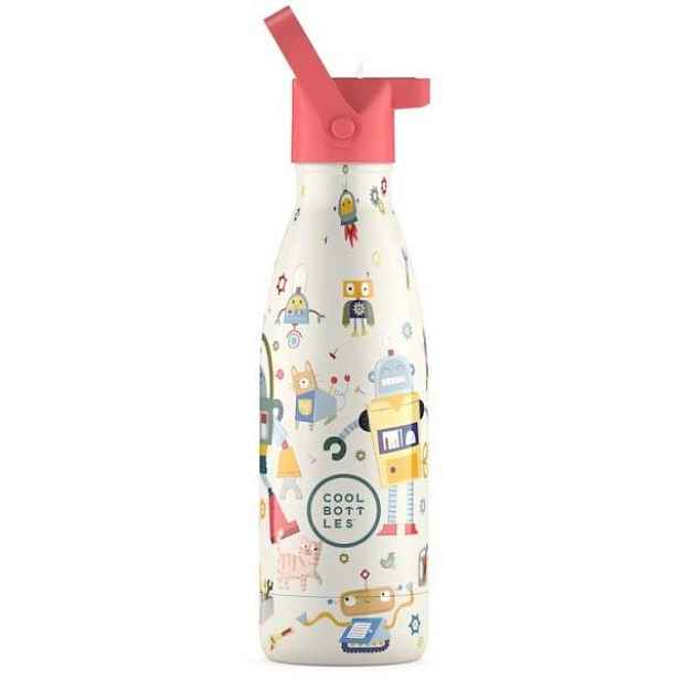 COOL BOTTLES KIDS MESSY ROBOTS 350 ML Dětská láhev, mix, ML