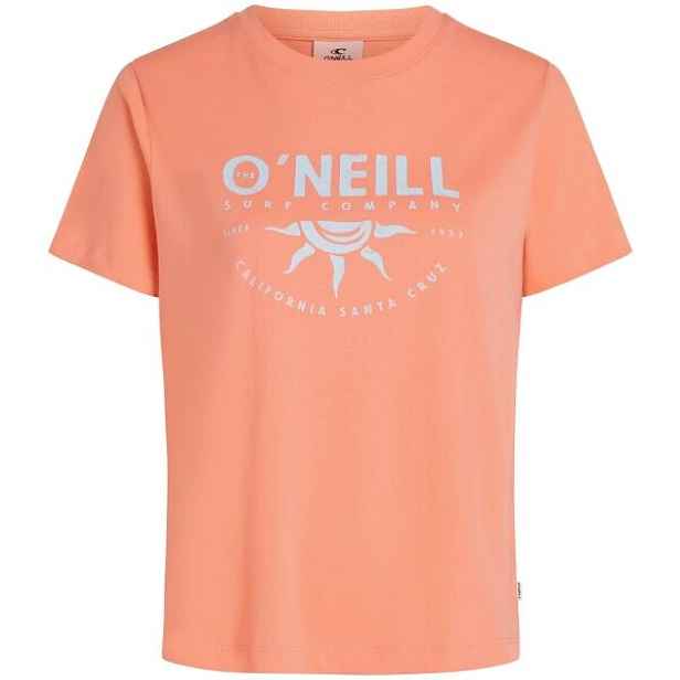 O'Neill FRONT PRINT Dámské tričko s potiskem, lososová