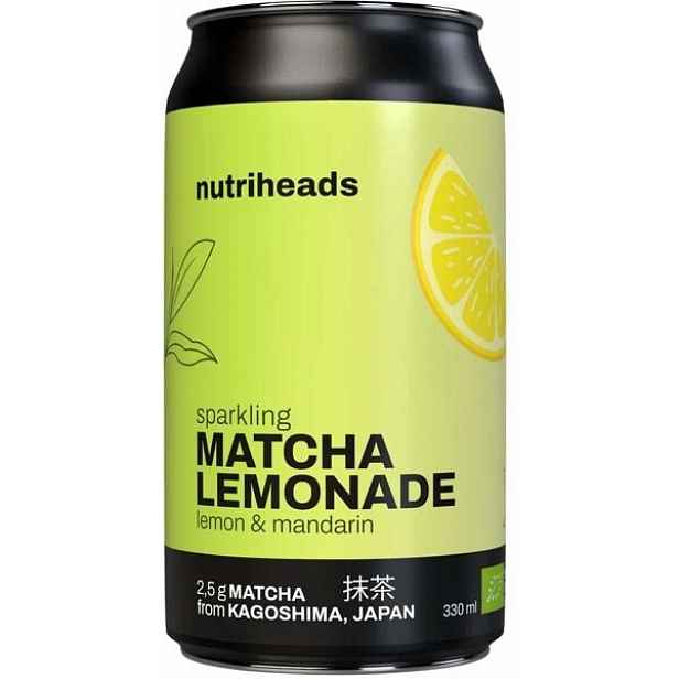 NUTRIHEADS SPARKLING MATCHA LEMONADE 330 ML Limonáda , ML