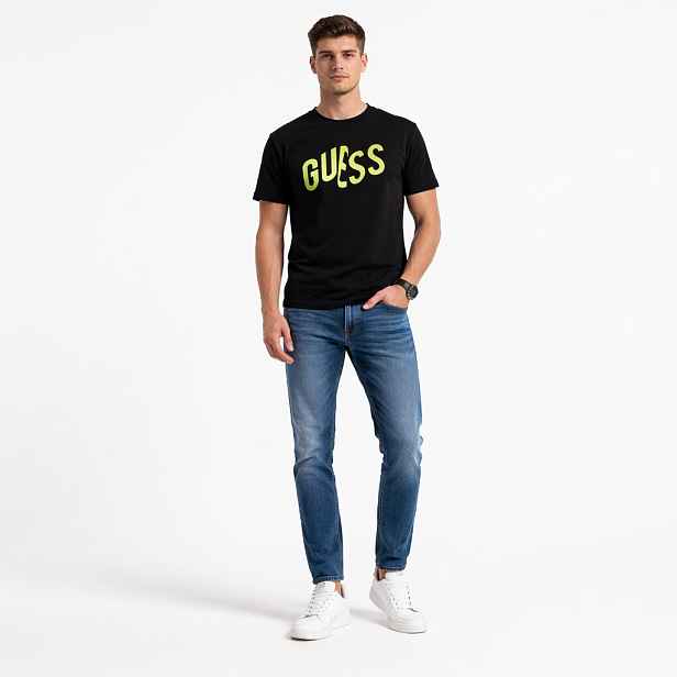 Guess cn ss gradient logo t-shirt l