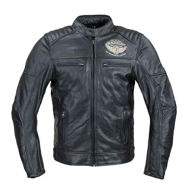 Pánská kožená bunda W-TEC Heart Wings Leather Jacket