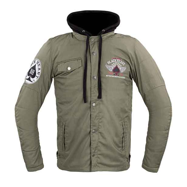 Pánská bunda W-TEC Heart Jacket s aramidem Hat Skull