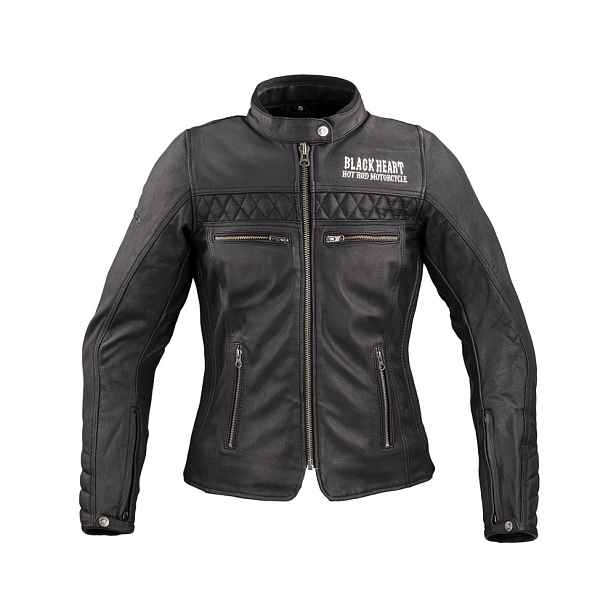 Dámská kožená moto bunda W-TEC Heart Raptura