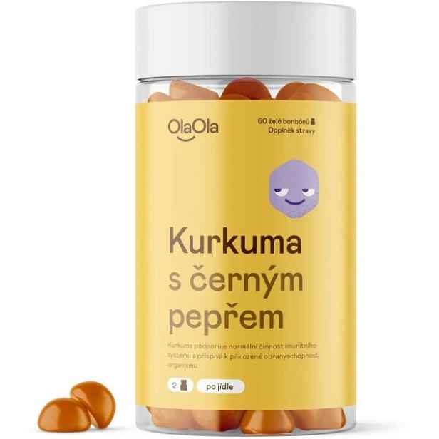 OlaOla KURKUMA ČERNÝM PEPŘEM Doplněk stravy