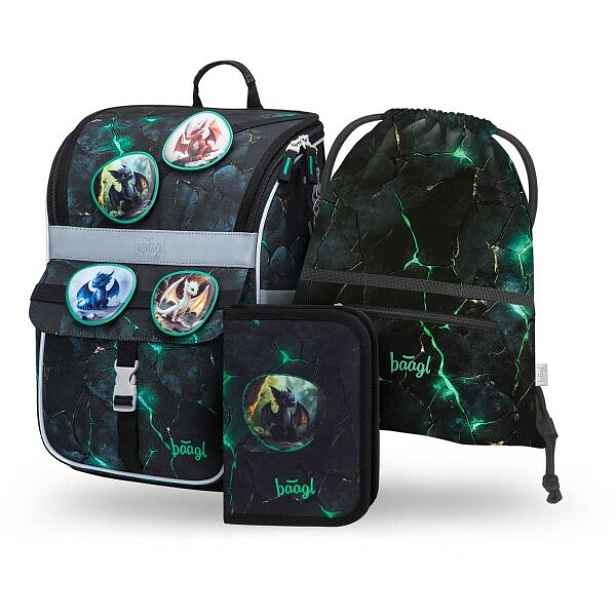 BAAGL 3 SET ZIPPY DRACI Školní set